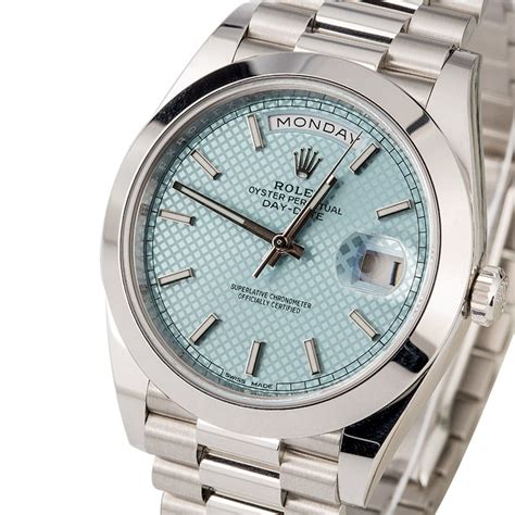 ice blue rolex replica presidential|Rolex President 228206 Ice Blue Dial Platinum .